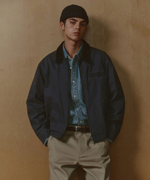 MUSINSA STANDARD | Pigment Canvas Work Jacket [Navy](その他アウター)