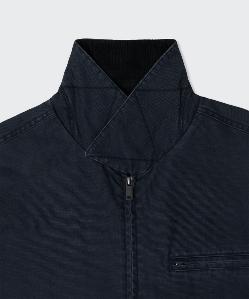 MUSINSA STANDARD（ムシンサスタンダード）の「ピグメントキャンバスワークジャケット[ネイビー]（その他アウター・メンズ・その他・MEDIUM/X-LARGE/LARGE）」の5枚目の写真