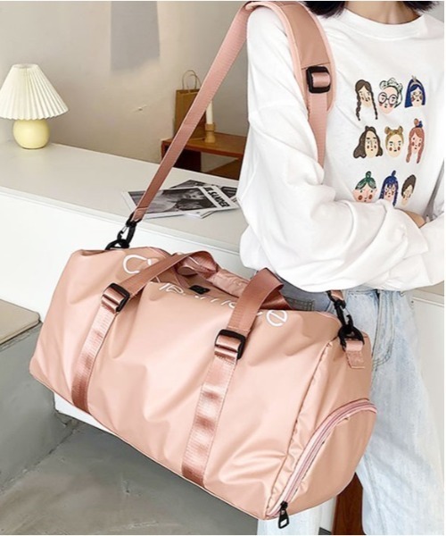 BACKYARD FAMILY(バックヤードファミリー)の「ボストンバッグ スポーツバッグ pmybostonbag18(ボストンバッグ・レディース・ピンク/レッド/パープル/シャンパン/シルバー/ブルー/ブラック・FREE)」の5枚目の写真