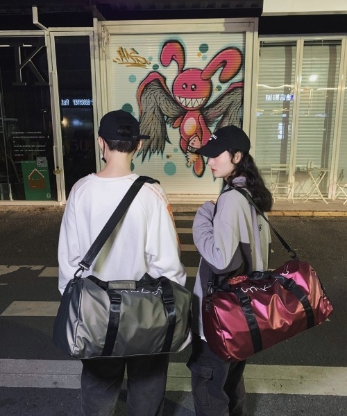 BACKYARD FAMILY(バックヤードファミリー)の「ボストンバッグ スポーツバッグ pmybostonbag18(ボストンバッグ・レディース・ピンク/レッド/パープル/シャンパン/シルバー/ブルー/ブラック・FREE)」の14枚目の写真