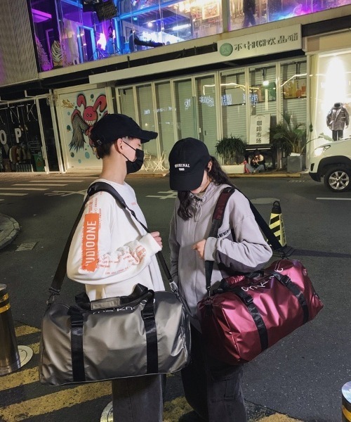 BACKYARD FAMILY(バックヤードファミリー)の「ボストンバッグ スポーツバッグ pmybostonbag18(ボストンバッグ・レディース・ピンク/レッド/パープル/シャンパン/シルバー/ブルー/ブラック・FREE)」の15枚目の写真