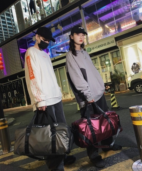 BACKYARD FAMILY(バックヤードファミリー)の「ボストンバッグ スポーツバッグ pmybostonbag18(ボストンバッグ・レディース・ピンク/レッド/パープル/シャンパン/シルバー/ブルー/ブラック・FREE)」の16枚目の写真