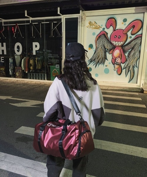 BACKYARD FAMILY(バックヤードファミリー)の「ボストンバッグ スポーツバッグ pmybostonbag18(ボストンバッグ・レディース・ピンク/レッド/パープル/シャンパン/シルバー/ブルー/ブラック・FREE)」の18枚目の写真