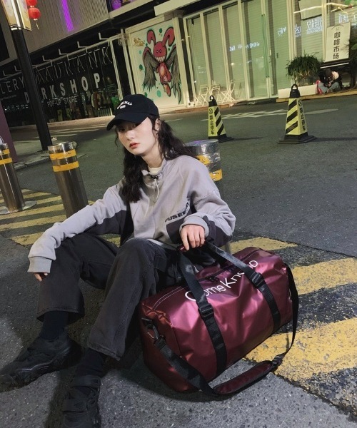 BACKYARD FAMILY(バックヤードファミリー)の「ボストンバッグ スポーツバッグ pmybostonbag18(ボストンバッグ・レディース・ピンク/レッド/パープル/シャンパン/シルバー/ブルー/ブラック・FREE)」の20枚目の写真