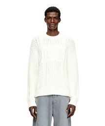 DIESEL｜ディーゼルのニット/セーター（ホワイト/白色系）通販 - ZOZOTOWN