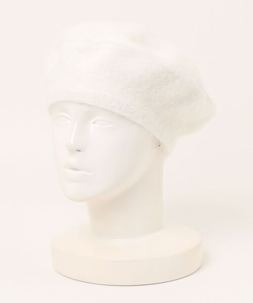 apres jour（アプレジュール）の「【apres jour×ARIAZ】シャギーベレー帽（ハンチング/ベレー帽・レディース・ブラック/ホワイト・FREE）」の5枚目の写真