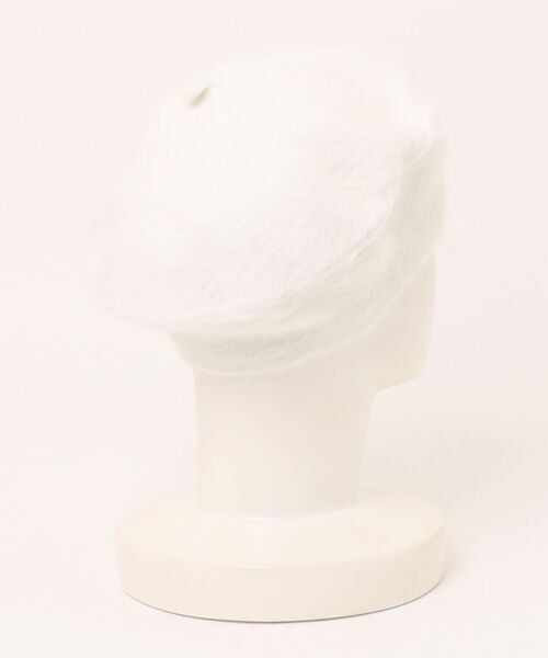 apres jour（アプレジュール）の「【apres jour×ARIAZ】シャギーベレー帽（ハンチング/ベレー帽・レディース・ブラック/ホワイト・FREE）」の7枚目の写真