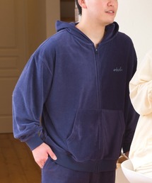 OMNES（オムネス）の「arbol パイルZIPパーカー（ルームウェア/パジャマ）」