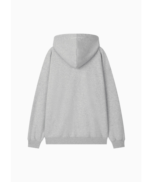 LIMELIGHT APPAREL(ライムライトアパレル)の「アパレル刺繍シンプルロゴオーバーサイズフードパーカー(グレー杢/ホワイト)(パーカー・メンズ・その他・SMALL/MEDIUM/LARGE/X-LARGE)」の3枚目の写真