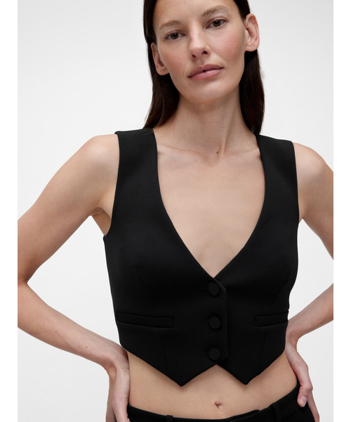 GapStudio(ギャップスタジオ)の「GapStudio タキシードベスト(ベスト・レディース・ブラック・XXS/XS/S/M/L)」の1枚目の写真