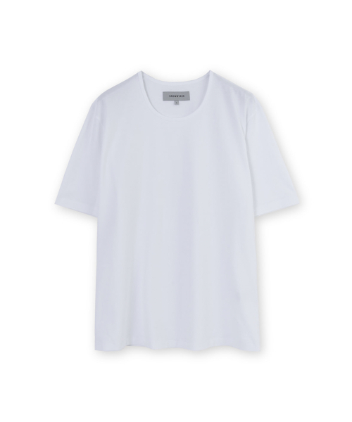 BROWNYARD(ブラウンヤード)の「UネックTシャツ、ホワイト(Tシャツ/カットソー・メンズ・その他・4/5/6)」の1枚目の写真