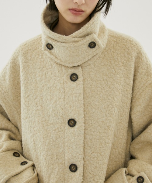 スタンドカラーミドルコート（その他アウター）｜FUULLY STUDIO（フー