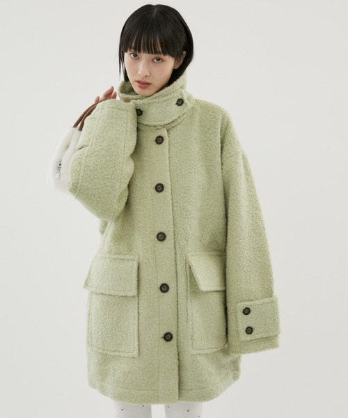 スタンドカラーミドルコート（その他アウター）｜FUULLY STUDIO（フー