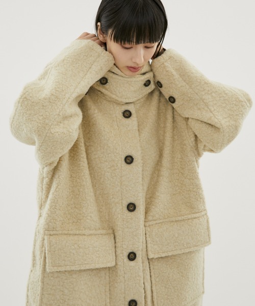 スタンドカラーミドルコート（その他アウター）｜FUULLY STUDIO（フー