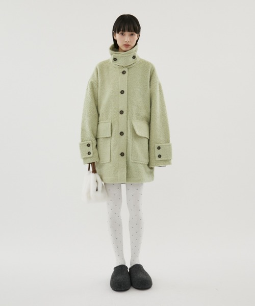 スタンドカラーミドルコート（その他アウター）｜FUULLY STUDIO（フー