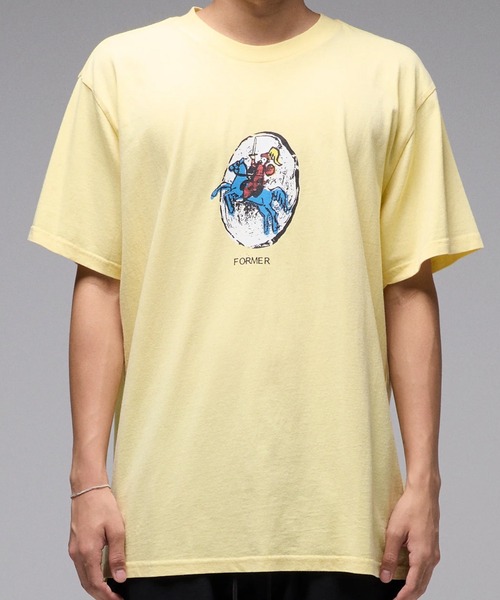 ムラサキスポーツ(ムラサキスポーツ)の「FORMAR/フォーマー 半袖Tシャツ FTE-25401(Tシャツ/カットソー・メンズ・ライトイエロー・M/L)」の1枚目の写真