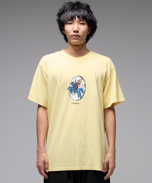 ムラサキスポーツ(ムラサキスポーツ)の「FORMAR/フォーマー 半袖Tシャツ FTE-25401(Tシャツ/カットソー・メンズ・ライトイエロー・M/L)」の2枚目の写真