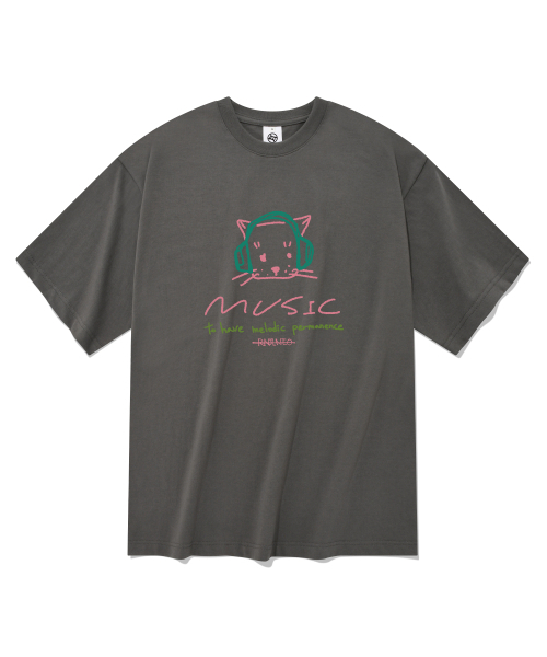 RADINEO(ラディネオ)の「メロディ半袖Tシャツグレー(Tシャツ/カットソー・メンズ・その他・SMALL/MEDIUM/LARGE/X-LARGE)」の1枚目の写真