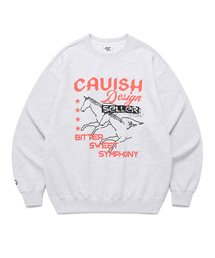 Cavish（カビシ）の「UNICORN SWEATSHIRT LIGHT GREY(CV2EFUM443A)（スウェット）」