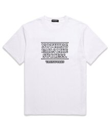 LETTERING LOGO オーバーサイズ 半袖Tシャツ (VS0069) ホワイト
