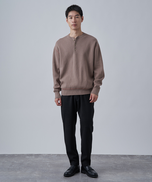 B.C STOCK（ベーセーストック）の「《追加3》ウーリック テイクイットイージーパンツ（スラックス・メンズ・チャコールグレー/ベージュ/ネイビー/ブラック・MEDIUM/SMALL/LARGE）」の16枚目の写真