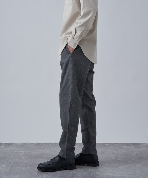 B.C STOCK（ベーセーストック）の「《追加3》ウーリック テイクイットイージーパンツ（スラックス・メンズ・チャコールグレー/ベージュ/ネイビー/ブラック・MEDIUM/SMALL/LARGE）」の22枚目の写真