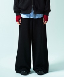 CAMPHOR WOOD | WIDE BAGGY GRIDDER SWEAT PANTS / ワイドバギーグリッダースウェットパンツ(スウェットパンツ)