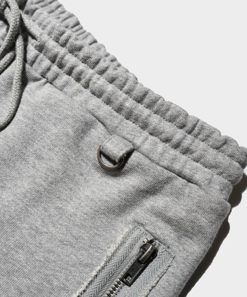CAMPHOR WOOD（カンファーウッド）の「WIDE BAGGY GRIDDER SWEAT PANTS / ワイドバギーグリッダースウェットパンツ（スウェットパンツ・メンズ・グレー/ブラック・SMALL/MEDIUM/LARGE）」の18枚目の写真