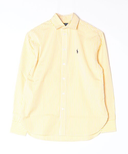 POLO RALPH LAUREN（ポロ ラルフ ローレン）の「ストライプド コットン シャツ（シャツ/ブラウス・レディース・イエロー・M/S/XS/XXS）」の3枚目の写真