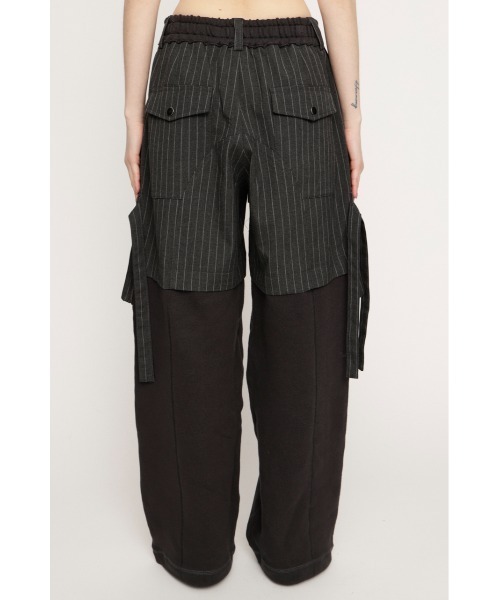 SLY（スライ）の「【2026SS新作】KNIT DOCKING CARGO PT ニットドッキング カーゴパンツ 冬服 春服（カーゴパンツ・レディース・ライトベージュ/グレー系その他2・1/2）」の10枚目の写真