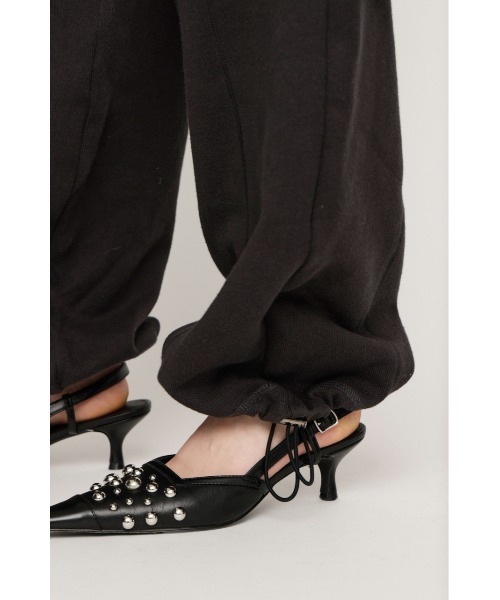 SLY（スライ）の「【2026SS新作】KNIT DOCKING CARGO PT ニットドッキング カーゴパンツ 冬服 春服（カーゴパンツ・レディース・ライトベージュ/グレー系その他2・1/2）」の12枚目の写真