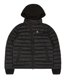 HOODHOOD（フッドフッド）の「クローバー ロゴ フーディッド ライト ダックダウン ジャケット ブラック（ダウンジャケット/コート）」