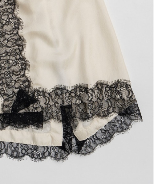 PRANK PROJECT（プランクプロジェクト）の「【Pre-Order】レースシンメワンピース / Square Pattern Skirt OP（ワンピース・レディース・ブラック/アイボリー/ブラウン・FREE）」の6枚目の写真