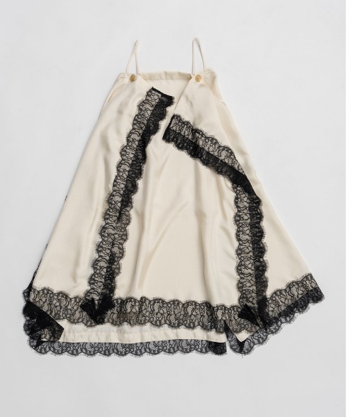 PRANK PROJECT（プランクプロジェクト）の「【Pre-Order】レースシンメワンピース / Square Pattern Skirt OP（ワンピース・レディース・ブラック/アイボリー/ブラウン・FREE）」の22枚目の写真