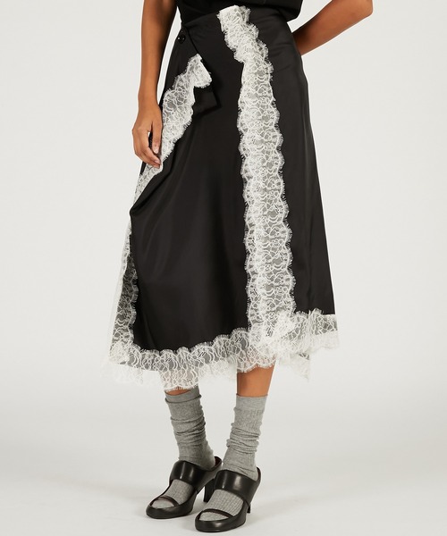 PRANK PROJECT（プランクプロジェクト）の「【Pre-Order】レースシンメワンピース / Square Pattern Skirt OP（ワンピース・レディース・ブラック/アイボリー/ブラウン・FREE）」の17枚目の写真