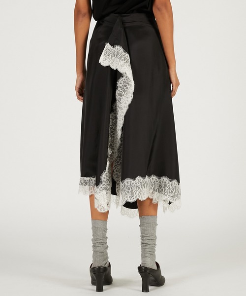 PRANK PROJECT（プランクプロジェクト）の「【Pre-Order】レースシンメワンピース / Square Pattern Skirt OP（ワンピース・レディース・ブラック/アイボリー/ブラウン・FREE）」の18枚目の写真