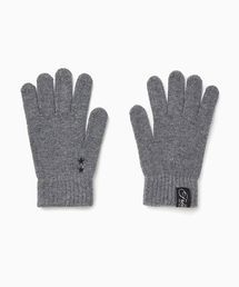 FREEMARIO（フリーマリオ）の「Star Logo Fingerhole Gloves [Gray]（手袋・レディース）」