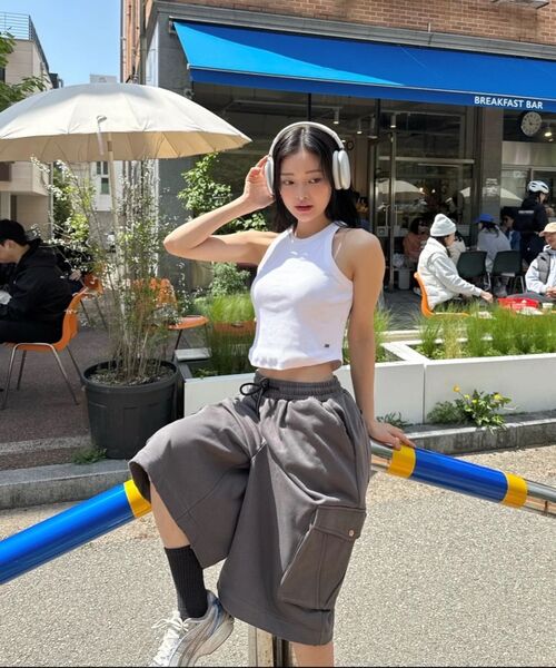 HEDER HELEN(ヘダーヘレン)の「Damage cargo bermuda PT charcoal(その他パンツ・レディース・その他・SMALL/MEDIUM)」の4枚目の写真