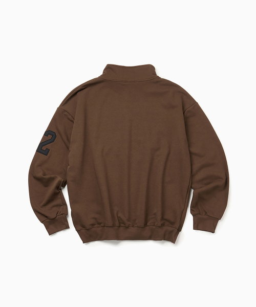 セール】Solar Symbol Half Zip-Up [Brown]（スウェット）｜FREEMARIO