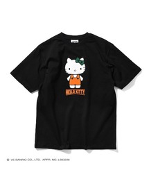 サンリオキャラクターズ × ホームゲーム [HOMEGAME] - ハローキティー 半袖 Tシャツ [HELLO KITTY HG COLOR TEE BLACK HG2501104]