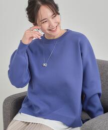 SHOO・LA・RUE | 【洗濯機可/S-LL】さらに軽くなった スポンディッシュ裾フェイクトップス(ニット/セーター)