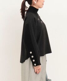 MICO COULIER | カットソー×畦ニットプルオーバー(Tシャツ/カットソー)