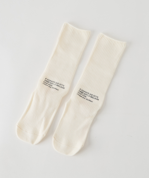 SLOBE IENA(スローブイエナ)の「《2点セット》ソックス×バンダナ HappySet(ソックス/靴下・レディース・チャコールグレー/レッド/ホワイト・FREE)」の4枚目の写真