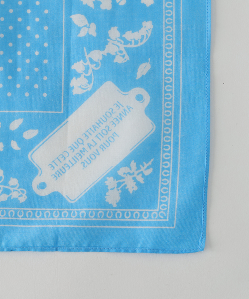 SLOBE IENA(スローブイエナ)の「《2点セット》ソックス×バンダナ HappySet(ソックス/靴下・レディース・チャコールグレー/レッド/ホワイト・FREE)」の10枚目の写真