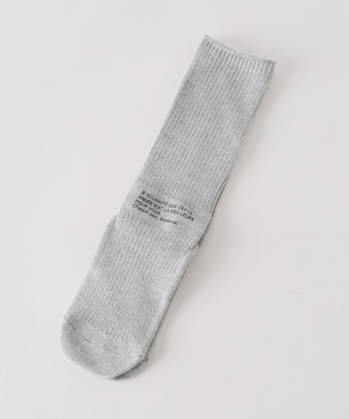 SLOBE IENA(スローブイエナ)の「《2点セット》ソックス×バンダナ HappySet(ソックス/靴下・レディース・チャコールグレー/レッド/ホワイト・FREE)」の13枚目の写真