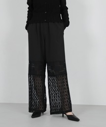 select MOCA（セレクトモカ）の「パネルレースイージーパンツ（その他パンツ）」