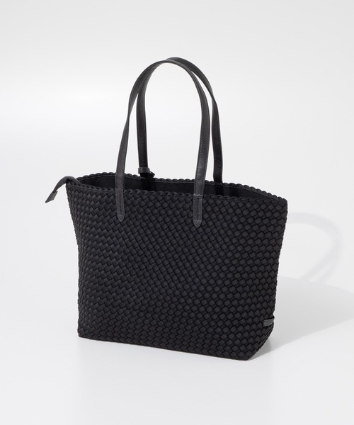 NAGHEDI(ナゲディ)の「NAGHEDI Jetsetter Small Tote ナケディ メッシュ ジェットセッター スモール トートバッグ(トートバッグ・レディース・ベージュ/クリーム/ブラック・FREE)」の7枚目の写真