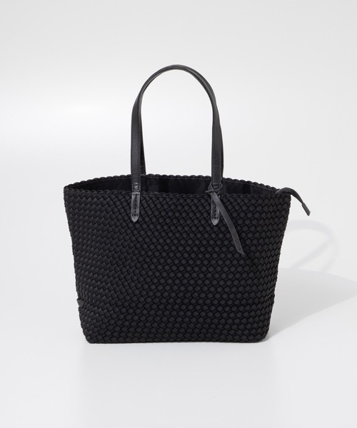 NAGHEDI(ナゲディ)の「NAGHEDI Jetsetter Small Tote ナケディ メッシュ ジェットセッター スモール トートバッグ(トートバッグ・レディース・ベージュ/クリーム/ブラック・FREE)」の8枚目の写真