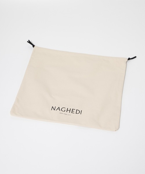 NAGHEDI(ナゲディ)の「NAGHEDI Jetsetter Small Tote ナケディ メッシュ ジェットセッター スモール トートバッグ(トートバッグ・レディース・ベージュ/クリーム/ブラック・FREE)」の14枚目の写真