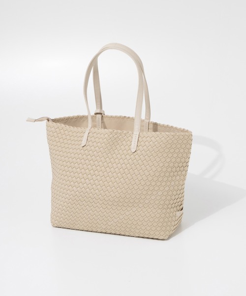 NAGHEDI(ナゲディ)の「NAGHEDI Jetsetter Small Tote ナケディ メッシュ ジェットセッター スモール トートバッグ(トートバッグ・レディース・ベージュ/クリーム/ブラック・FREE)」の15枚目の写真